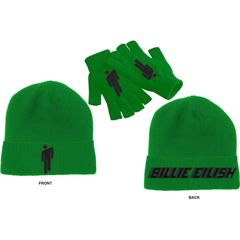 Billie Eilish Unisex Beanie Hat & Glove Set Blohsh