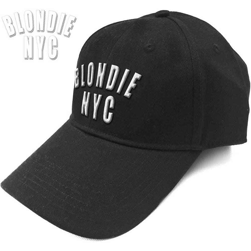 Blondie Unisex Baseball Cap NYC Logo Black