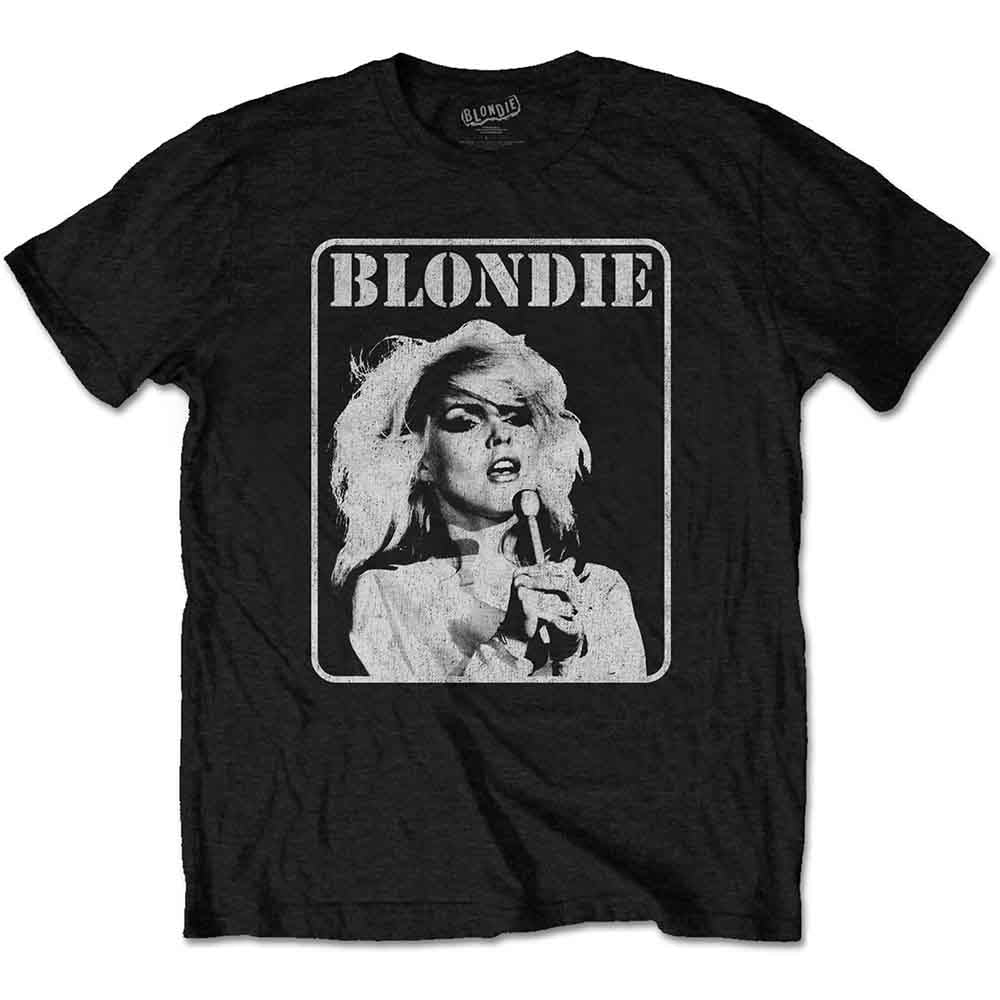 Blondie Unisex T-Shirt Presente Poster Black (L)