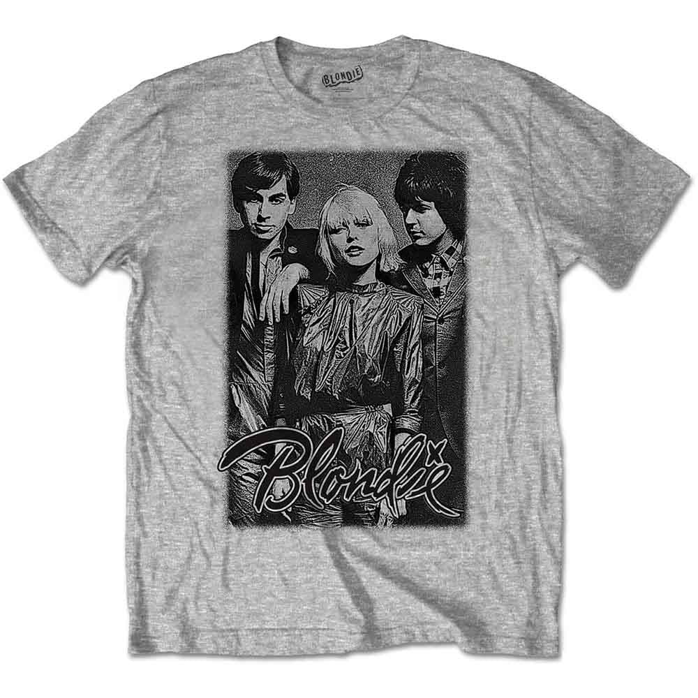 Blondie Unisex T-Shirt Band Promo Grey (XXL)
