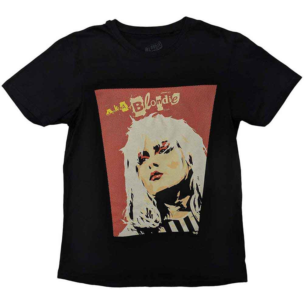 Blondie Unisex T-Shirt AKA Pop Art Black (M)