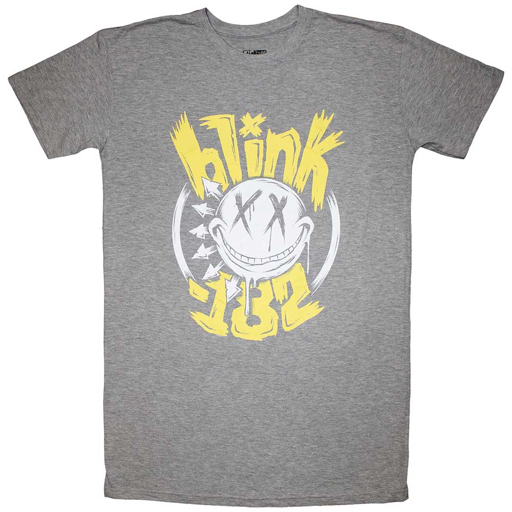 Blink-182 Ladies T-Shirt Dress Big Smile Grey (XXXL)