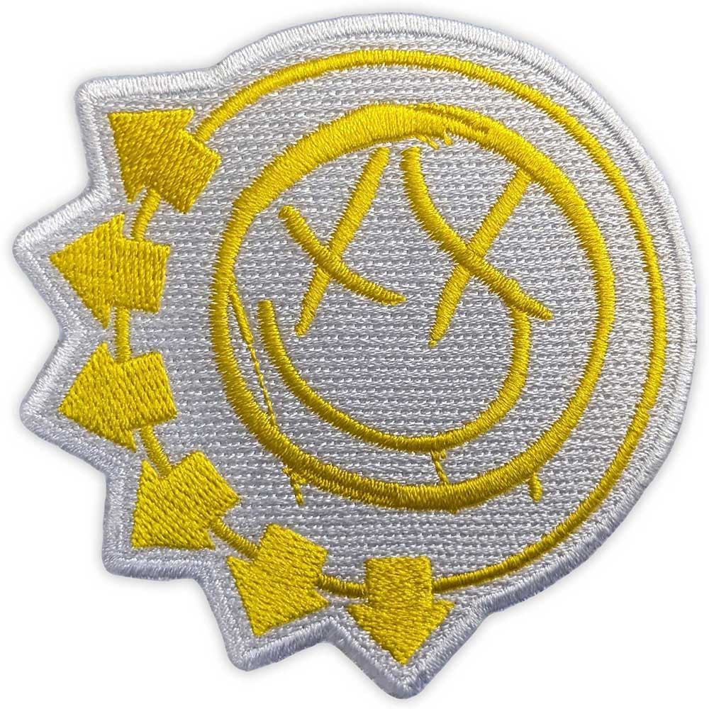 Blink-182 Woven Patch Yellow Six-Arrow Smile (Standard)