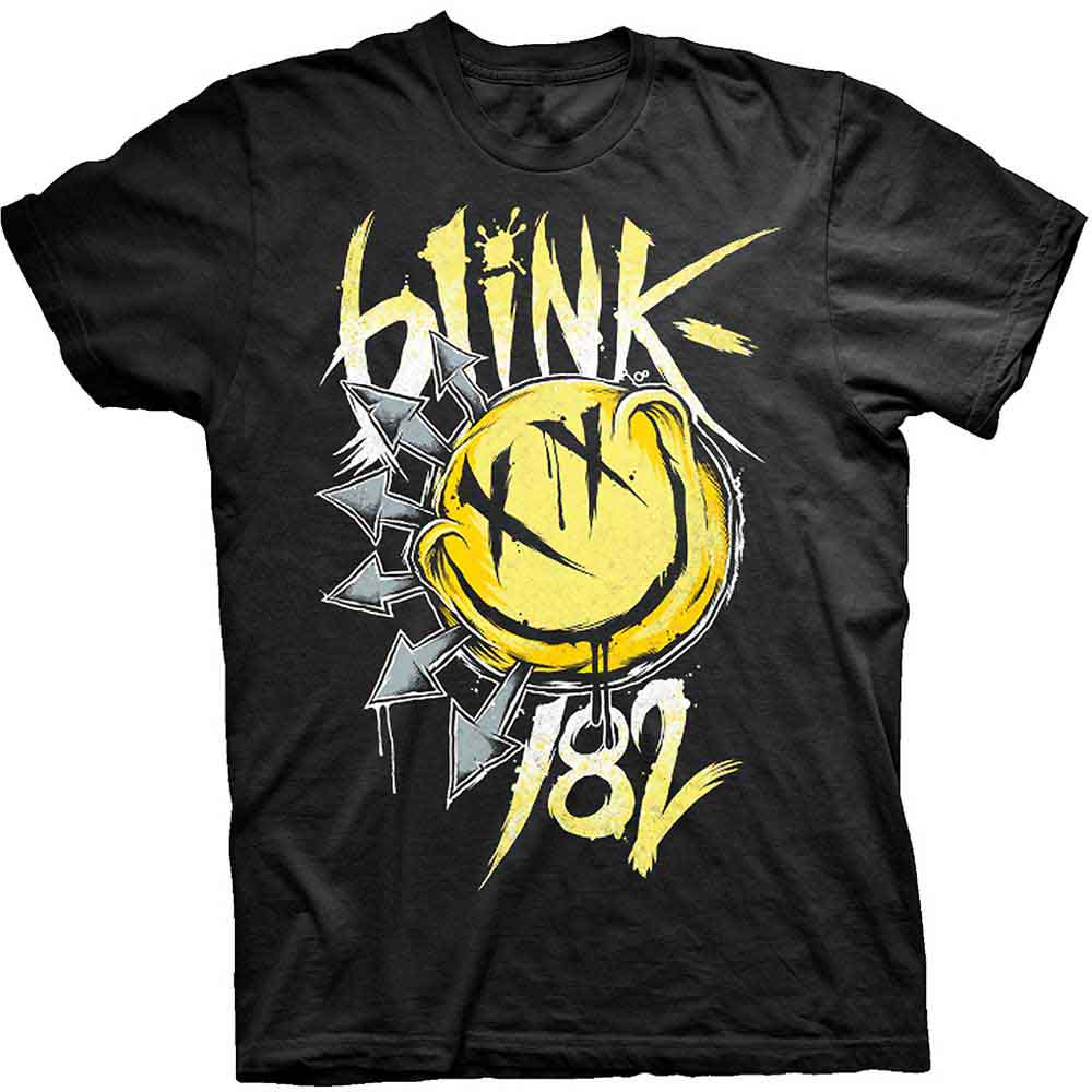 Blink-182 Unisex T-Shirt Big Smile Black (XXL)