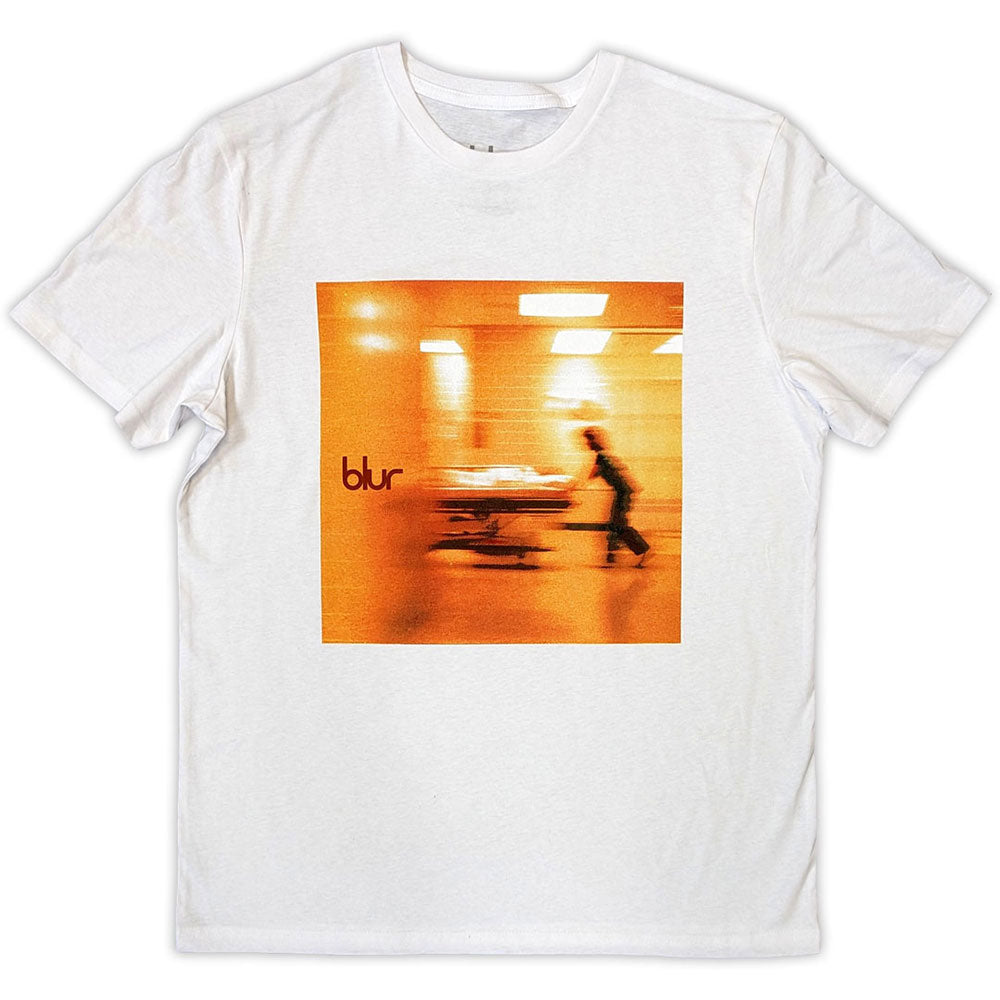 Blur Unisex T-Shirt Blur Album Cover White (M)