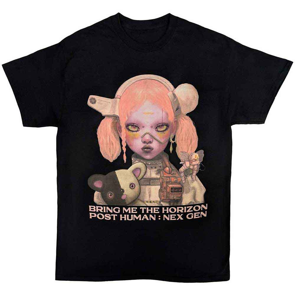 Bring Me The Horizon Unisex T-Shirt Nex Gen Cover Black (M)