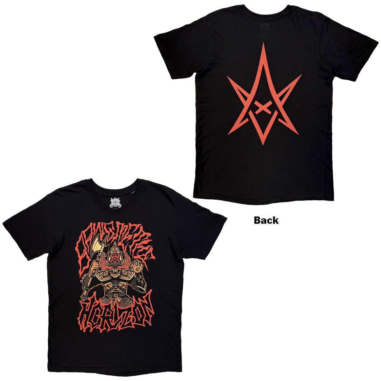 Bring Me The Horizon Unisex T-Shirt Warrior Black (XXL)