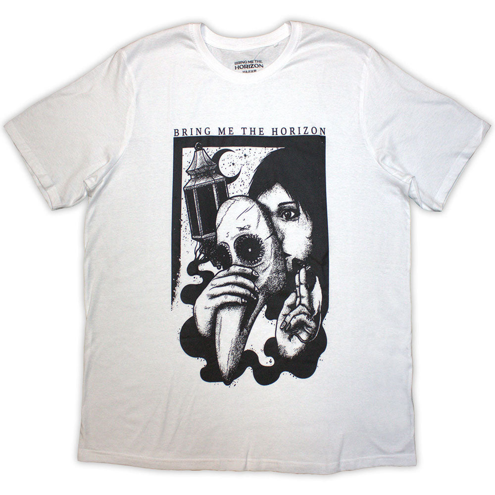 Bring Me The Horizon Ladies T-Shirt Plague White (XL)