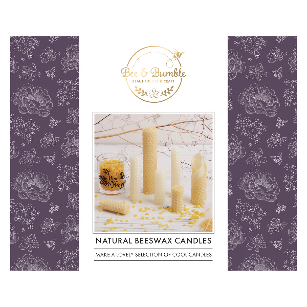 Bee & Bumble Natural Beeswax Candle Kit