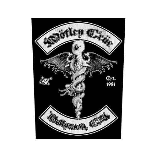 Motley Crue Back Patch Hollywood