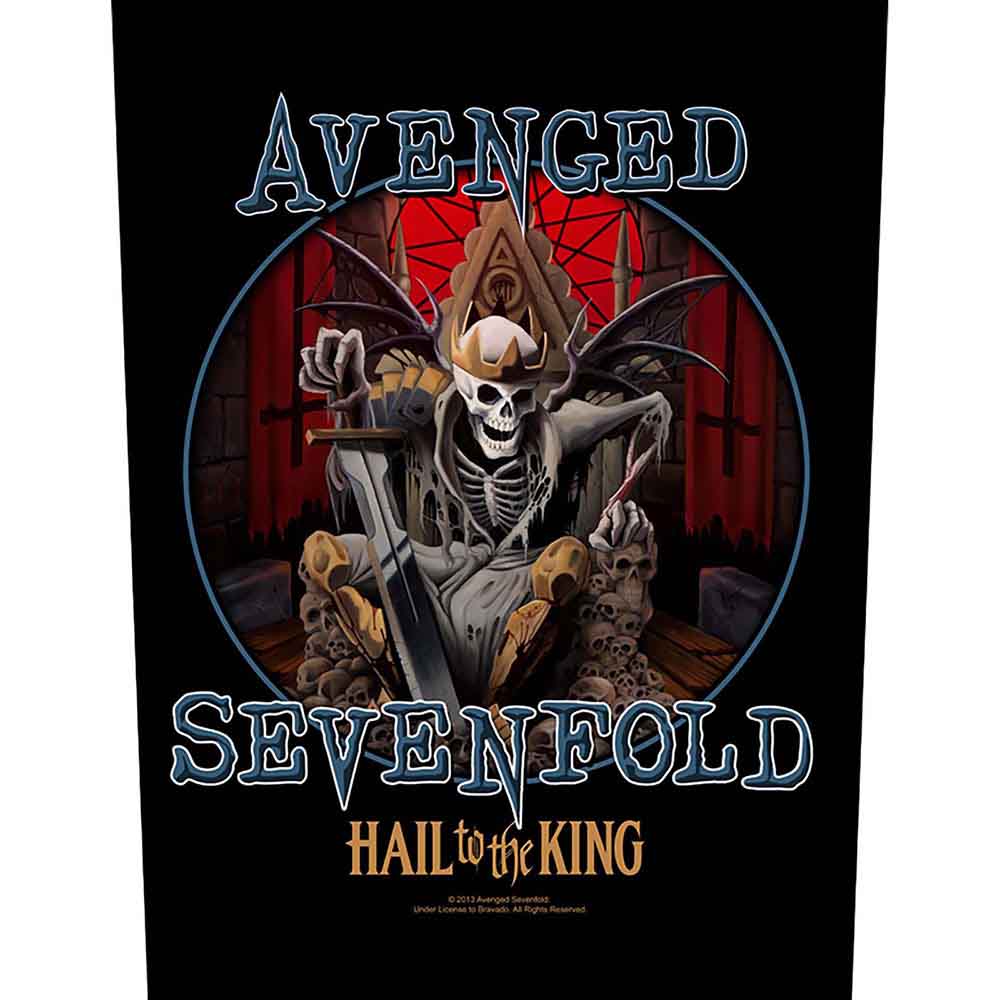 Avenged Sevenfold Back Patch Hail To The King