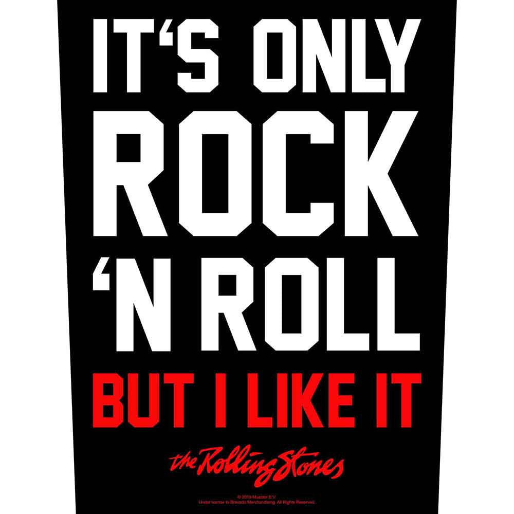 The Rolling Stones Back Patch - It's Only Rock N' Roll (Loose)