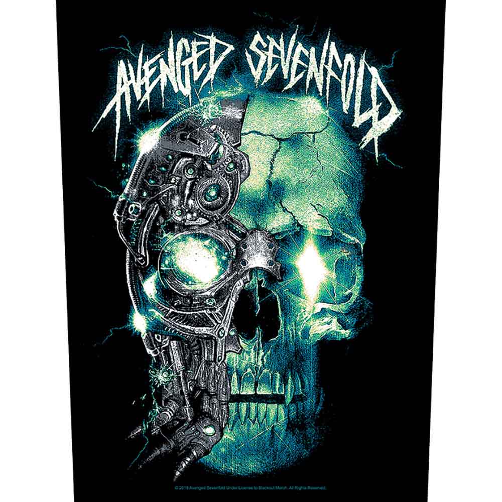 Avenged Sevenfold back Patch Mechanical Skull