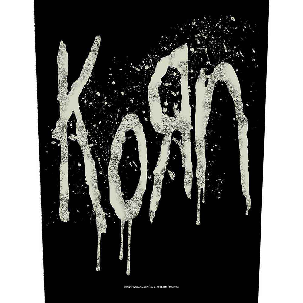 Korn Back Patch Splatter Logo