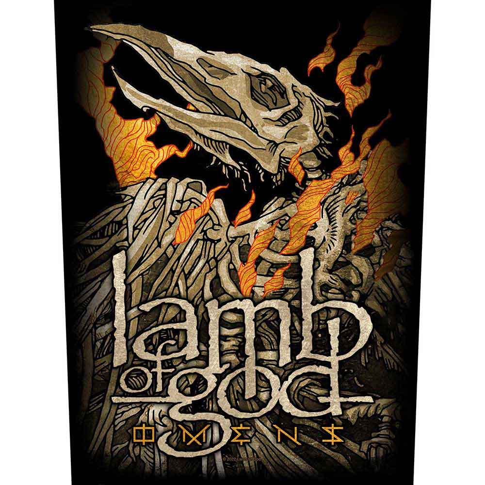 Lamb Of God Back Patch Omens