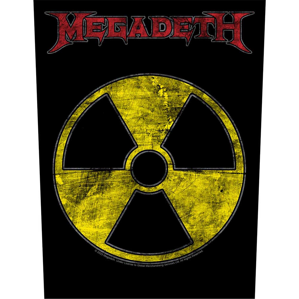 Megadeth Back Patch Radioactive
