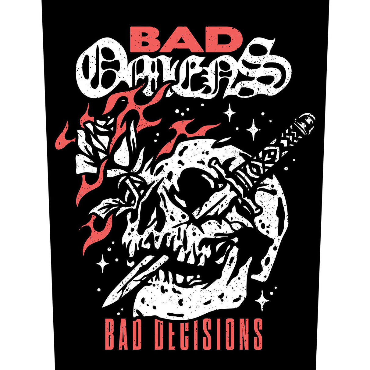 Bad Omens Back Patch Bad Decisions 30cm x 36cm