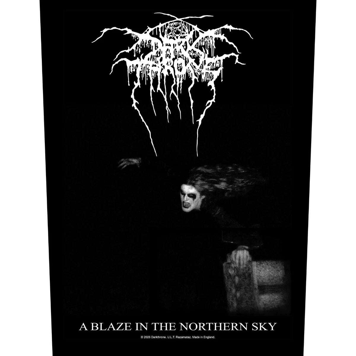 Darkthrone Back Patch - A Blaze In The Northern Sky 30cm x 36cm