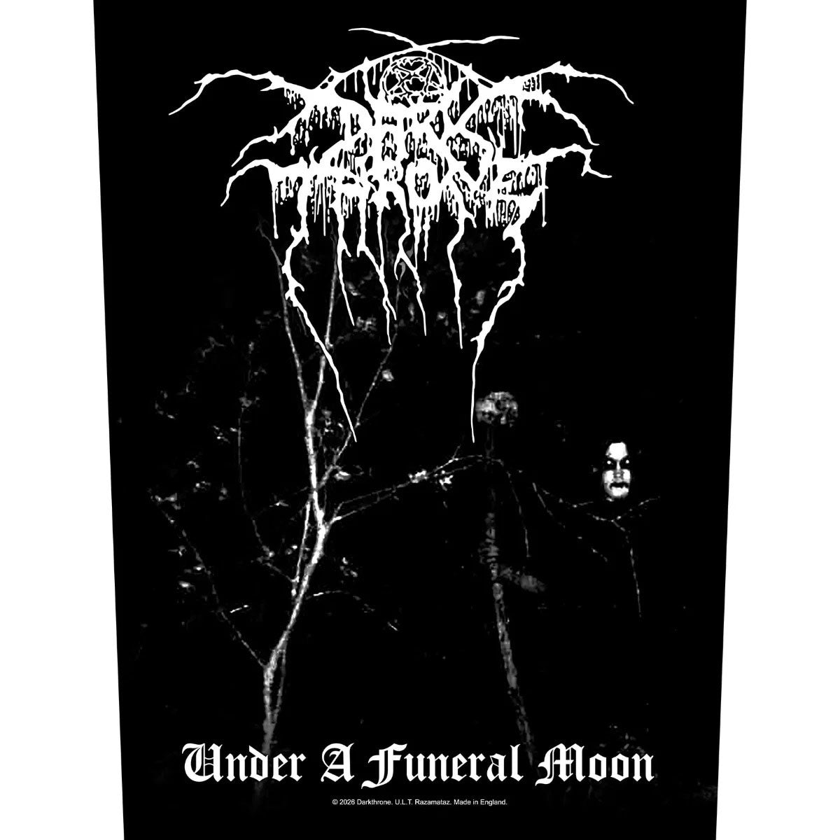 Darkthrone Back Patch - Under A Funeral Moon 30cm x 36cm