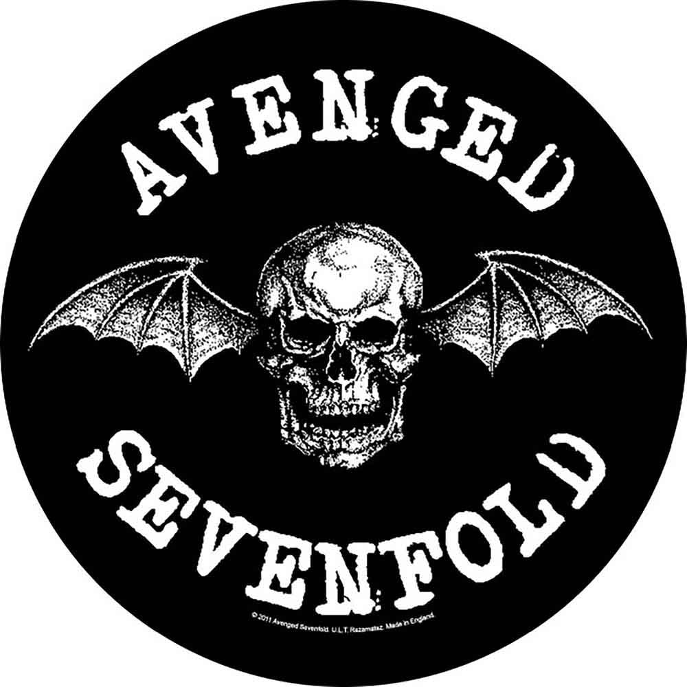Avenged Sevenfold Back Patch Death Bat