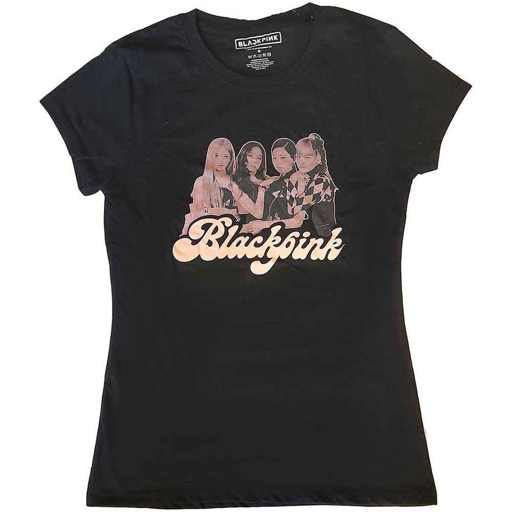 BlackPink Ladies T-Shirt Photo Black (XL)