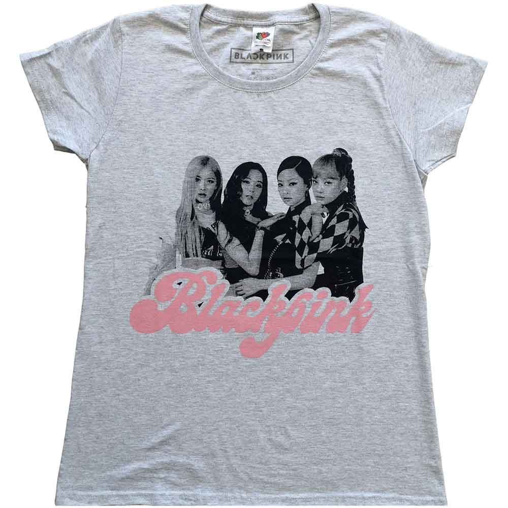 BlackPink Ladies T-Shirt Photo Grey (XXL)