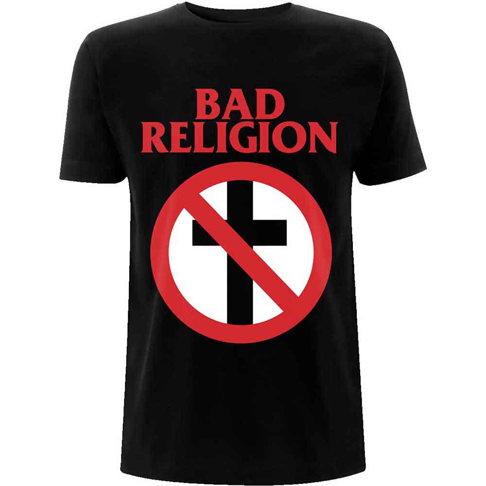 Bad Religion Unisex T-Shirt Classic Buster Cross Black (L)