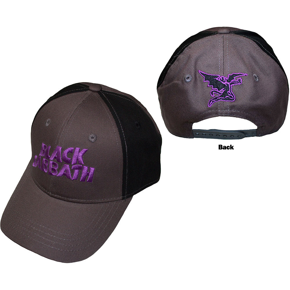 Black Sabbath Unisex Baseball Cap Wavy Logo (2-Tone)