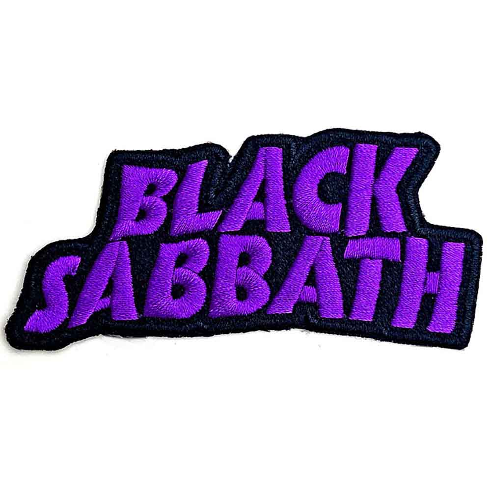 Black Sabbath Standard Patch Cut-Out Wavy Logo