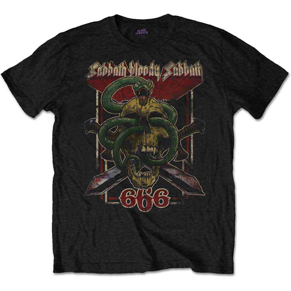 Black Sabbath Men's T-Shirt Bloody Sabbath 666 (XL)