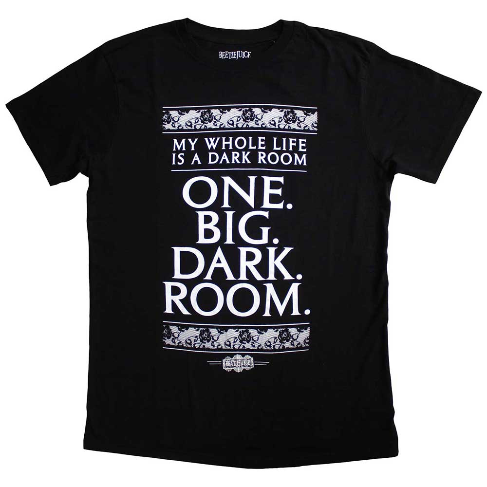 Warner Bros Unisex T-Shirt Beetlejuice Dark Room Black (M)