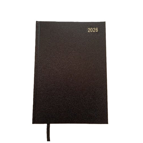 ValueX Desk Diary 2026 A4 Day per Page Black