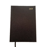 ValueX Desk Diary 2026 A4 2 Days per Page Black