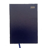 ValueX Desk Diary 2026 A4 Week to View Blue