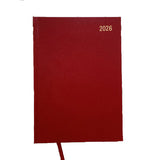 ValueX Desk Diary 2026 A5 Day per Page Burgundy