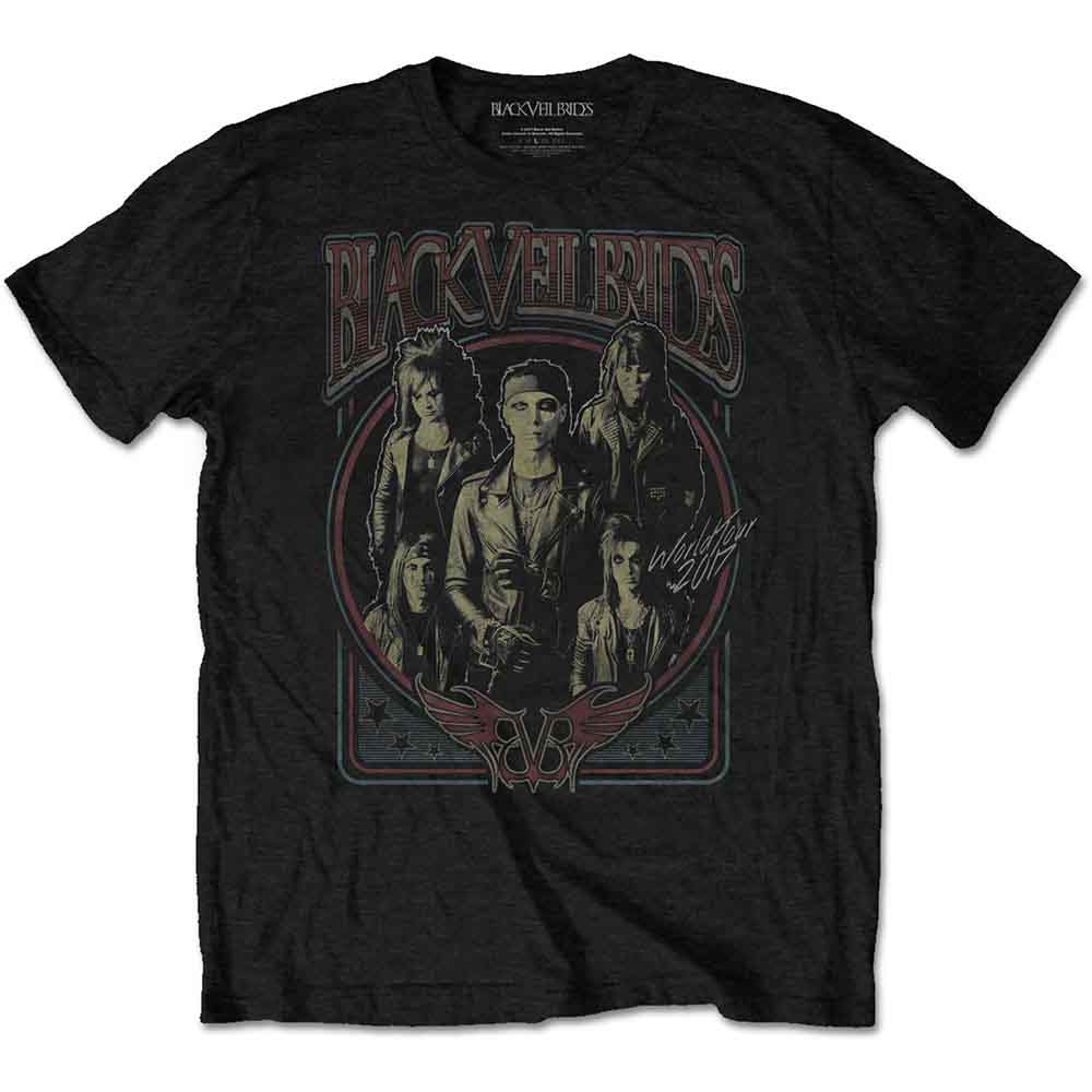 Black Veil Brides Men's T-Shirt Vintage Black (L)
