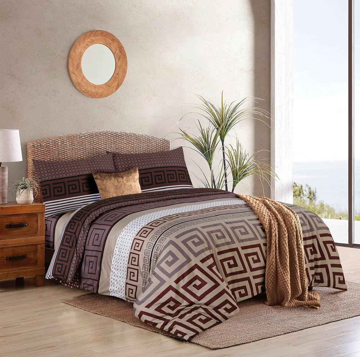 Luxury Duvet Cover Bedding Set Linea Gold (King)