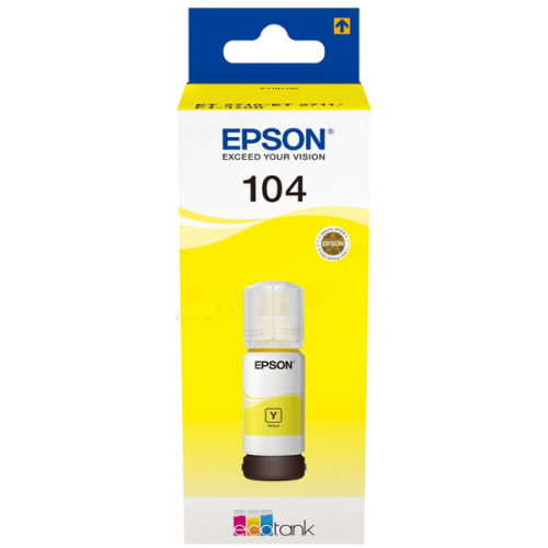 Epson 104 EcoTank Yellow Ink Bottle 70ml