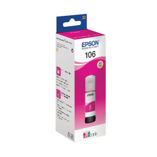 Epson 106 EcoTank Magenta Ink Bottle 70ml