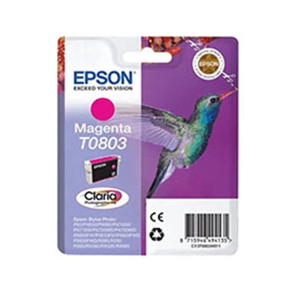 Epson T0803 Hummingbird Magenta Standard Capacity Ink Cartridge 7ml