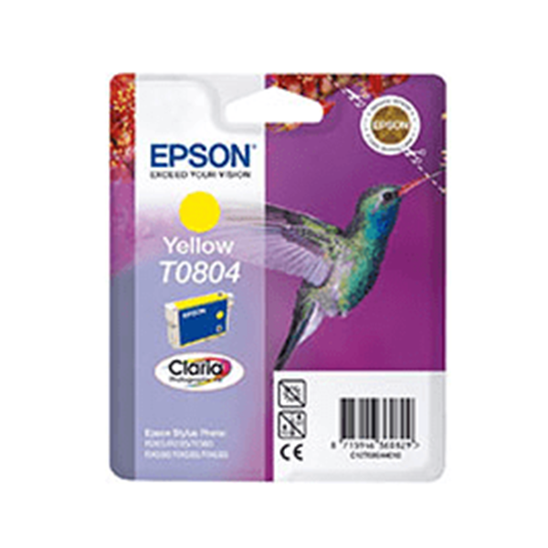 Epson T0804 Hummingbird Yellow Standard Capacity Ink Cartridge 7ml