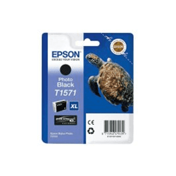 Epson T1571 Turtle Black Standard Capacity Ink Cartridge 26m
