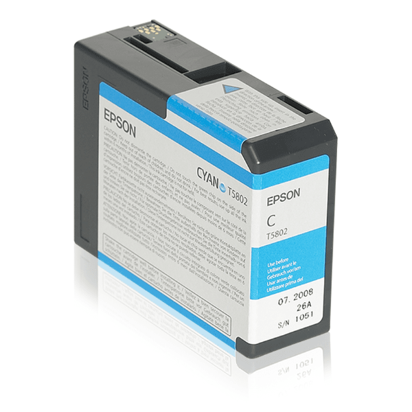 Epson T5802 Cyan Ink Cartridge 80ml for Stylus Pro 3880