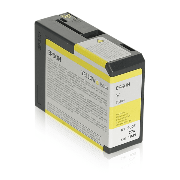 Epson T5804 Yellow Ink Cartridge 80ml for Stylus Pro 3880