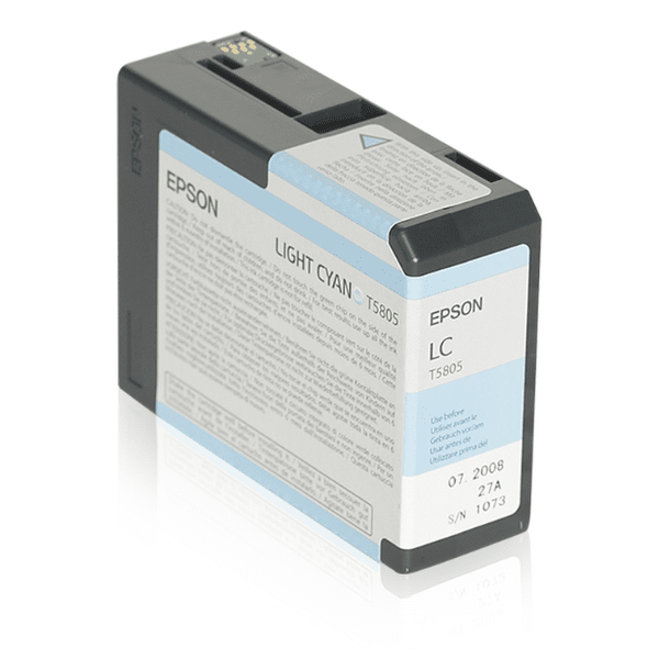 Epson T5805 Light Cyan Ink Cartridge 80ml for Stylus Pro 3880