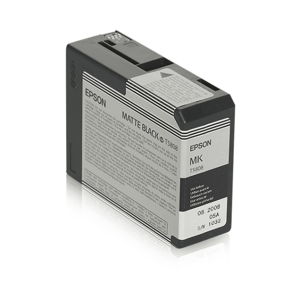 Epson T5808 Matte Black Ink Cartridge 80ml for Stylus Pro 3880