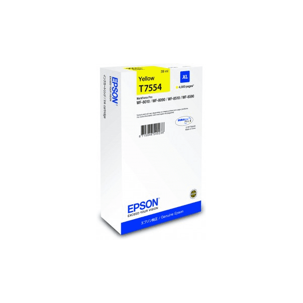 Epson T7554 Yellow Ink Cartridge 39ml