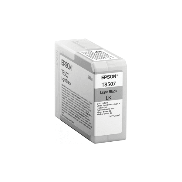 Epson T8507 Light Black Ink Cartridge 80ml for SureColor P800