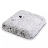 Carmen Luxury Heated Fleece Throw Grey