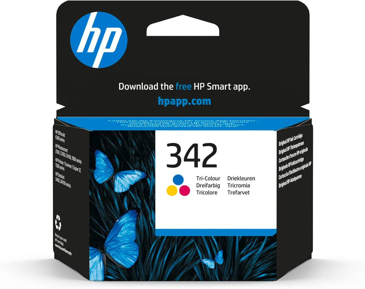 HP 342 Tri-Colour Standard Capacity Ink Cartridge 5ml for HP DeskJet 5420/5440